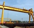 5-5010 ton double beam hook gantry crane