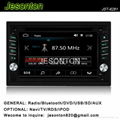 Universal In-dash 2 DIN car stereo and audio player with gps and rds 1