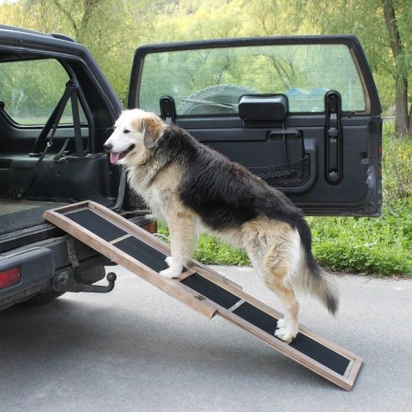wooden pet ladder ramp
