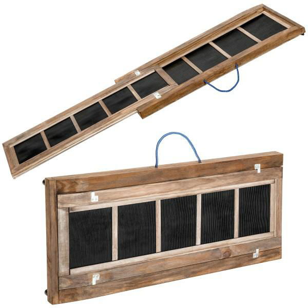 wooden pet ladder ramp 2