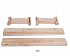 3 Tier Elevated Wooden Vegetable Garden Bed Planter