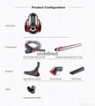2017 hot selling canister vacuum cleaner bagless CE certificate 5