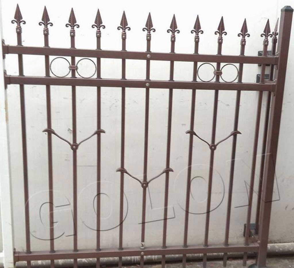 Galvanized Steel Playground Fence 2