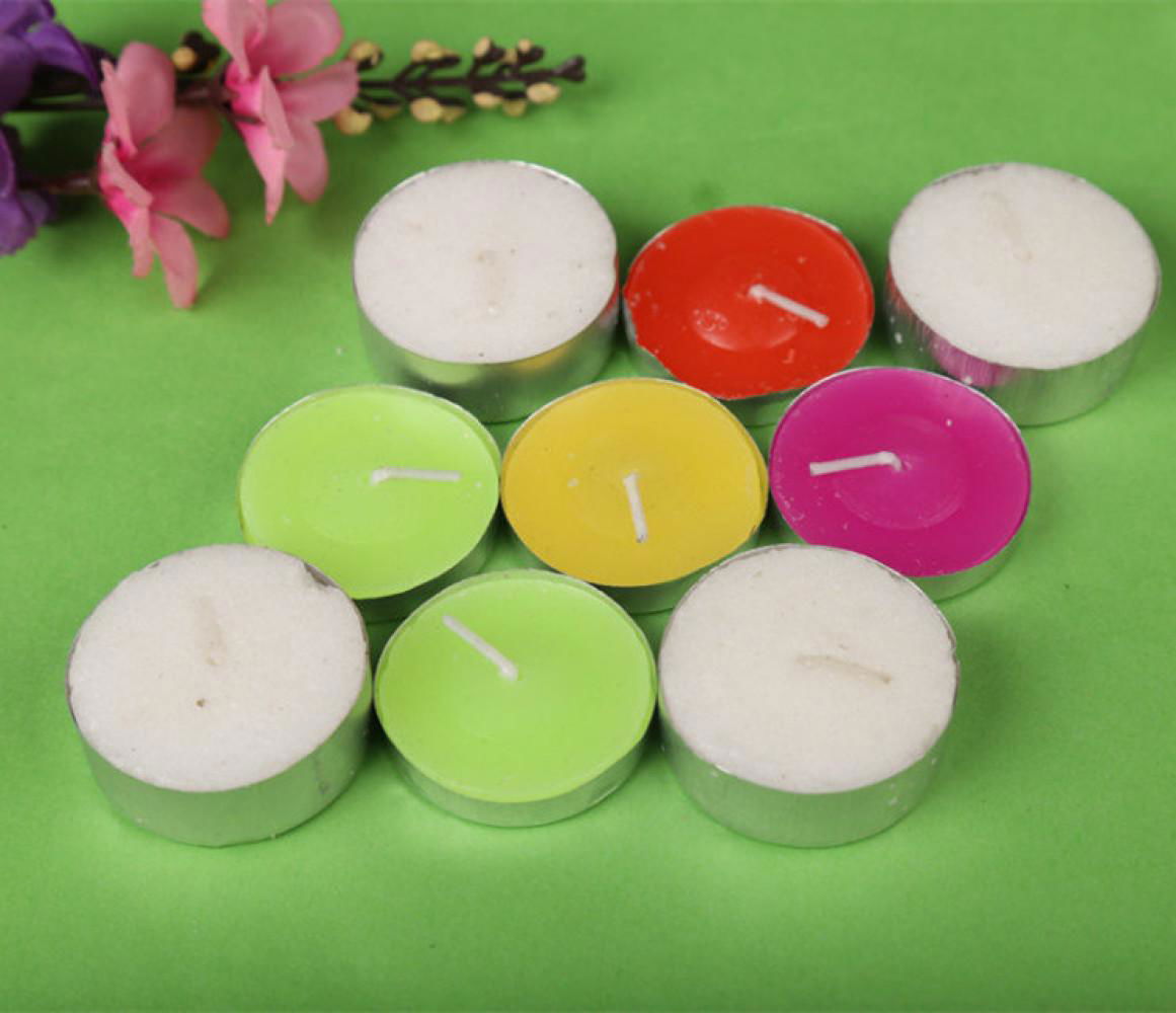 Pressed Tealight Candle 50pcs 4hrs Burning 2