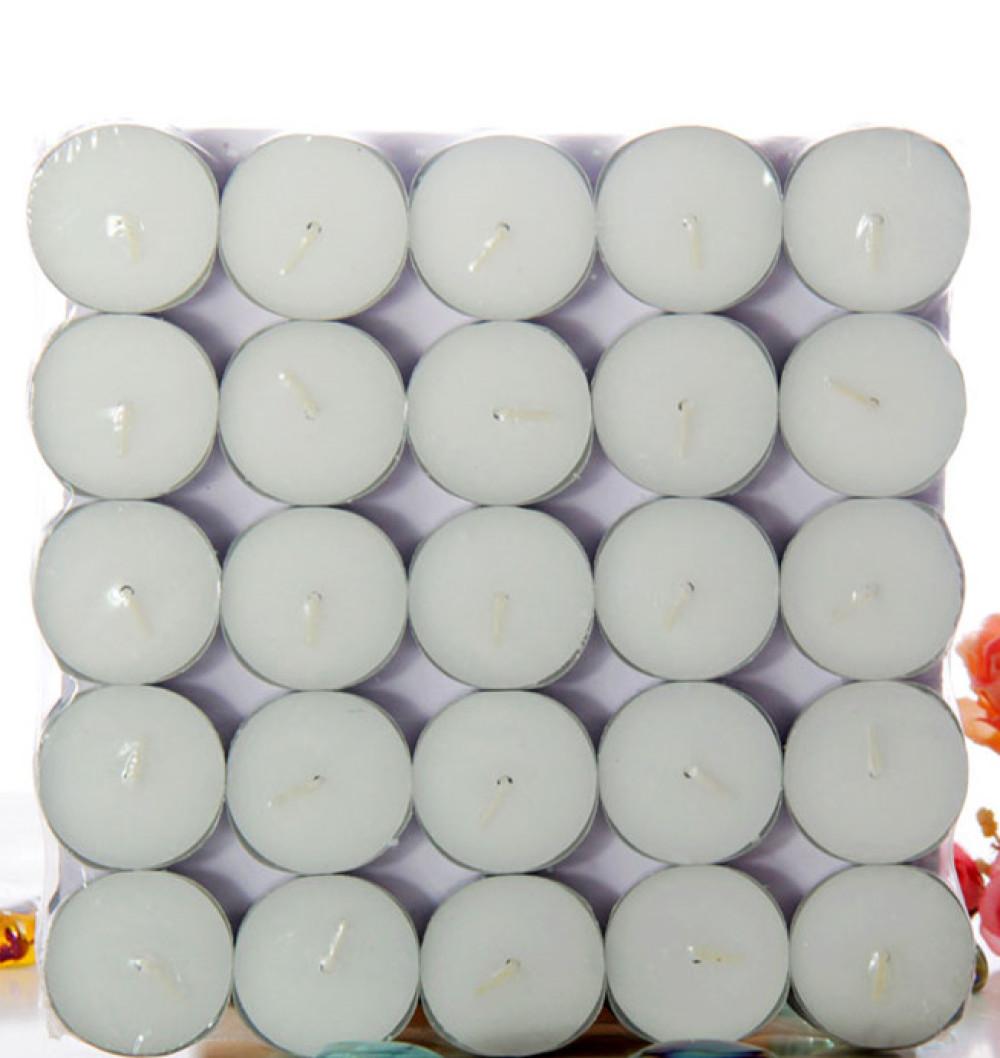 Pressed Tealight Candle 50pcs 4hrs Burning