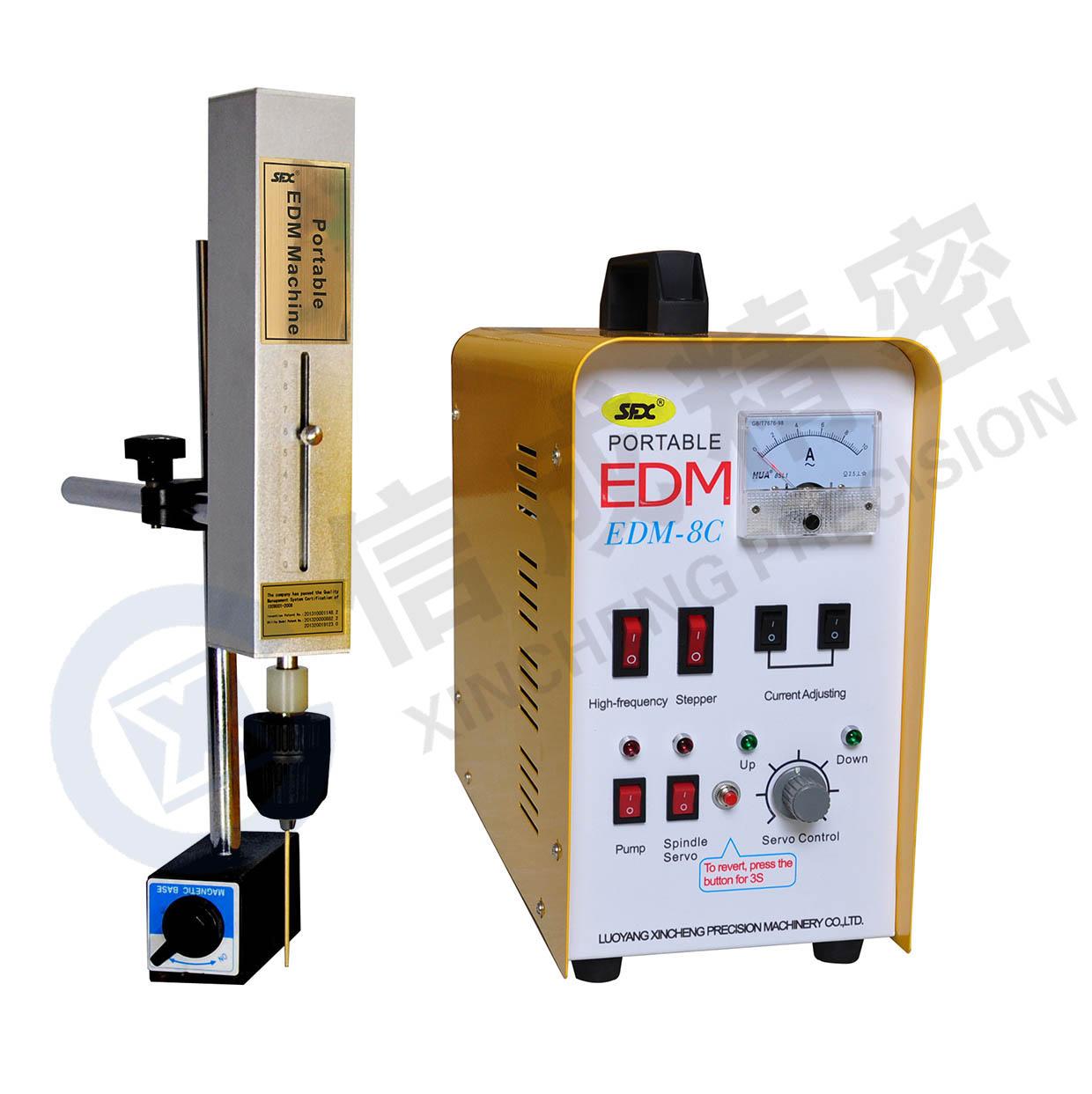 portable edm8c machine for broken bolt stud tap burner and wire