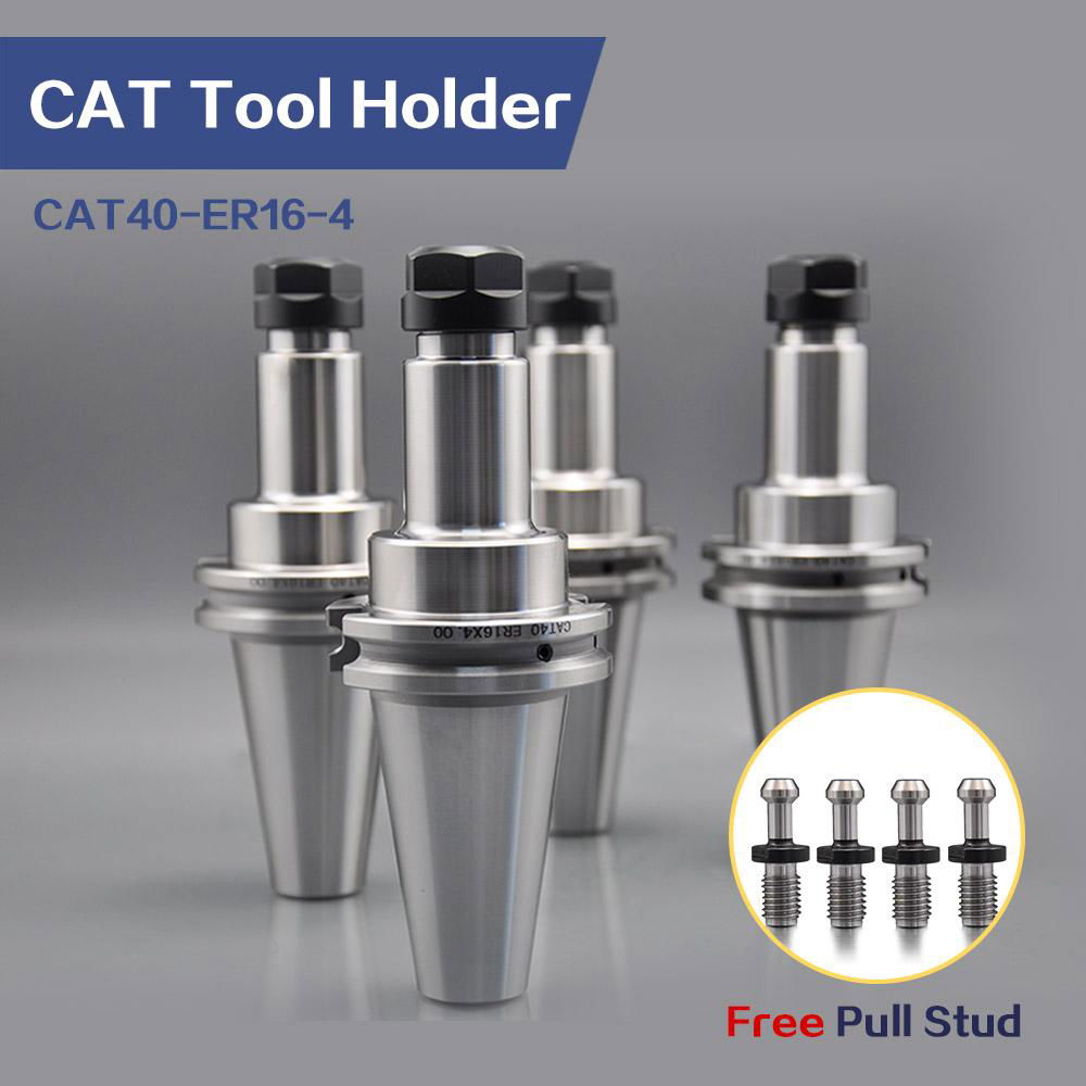 CAT40-ER16-4 CNC Lathe Tool Chuck Holder 4Pcs 3