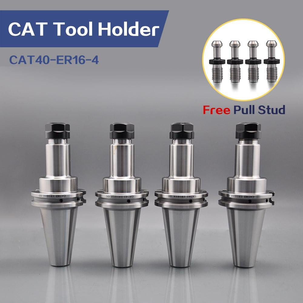 CAT40-ER16-4 CNC Lathe Tool Chuck Holder 4Pcs 4