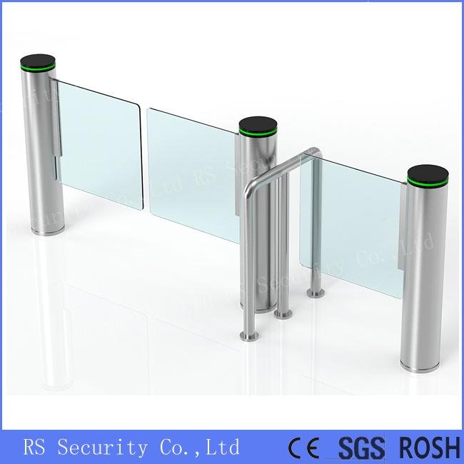 Automatic Safety Turnstyle Gate Wide Swing Barrier 2