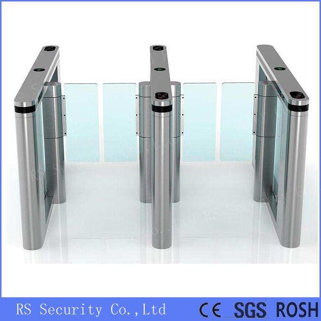 Physical Access Control Security Glass Turnstile System