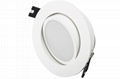 4W PC LED recessed downlight swivel 