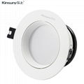 11W PC LED recessed downlight swivel