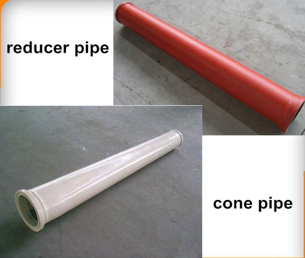 Concrete Pump parts Single Wall Reducer Pipe 3