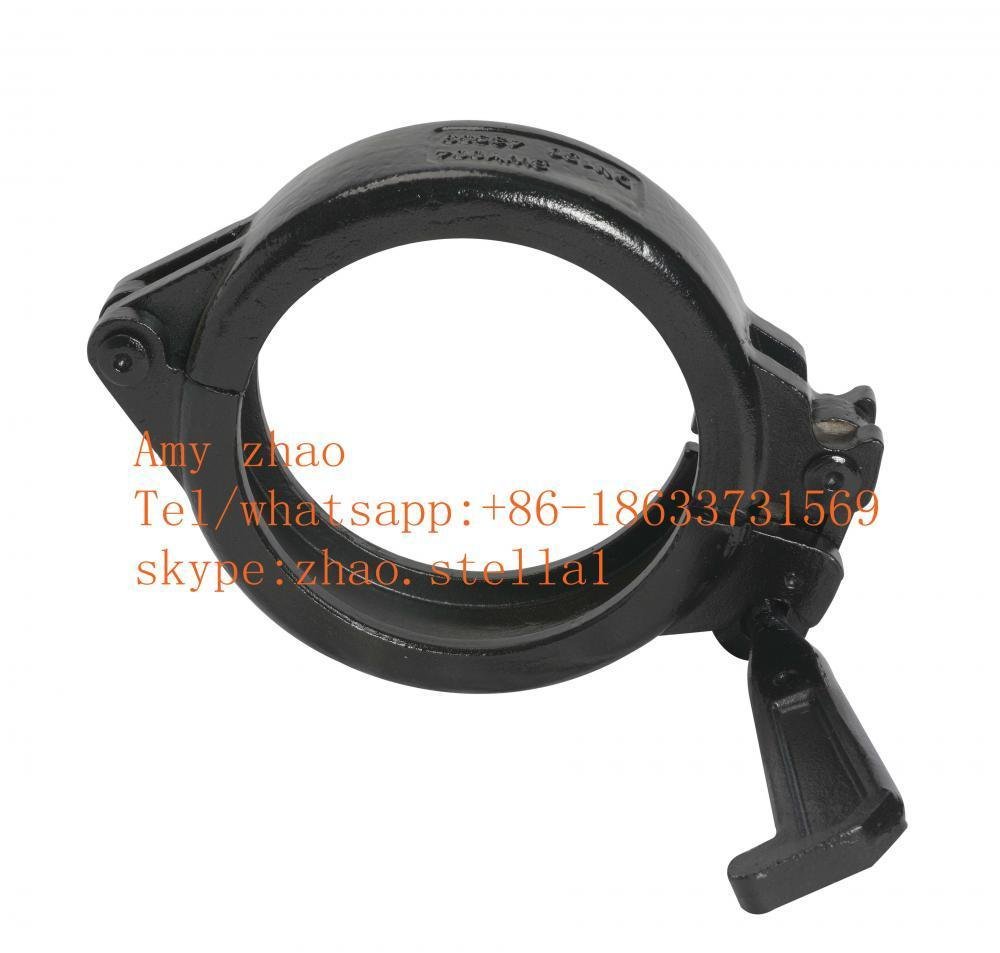 Concrete pump forged schwing wedge clamp coupling 2