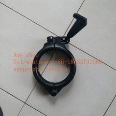 Concrete pump forged schwing wedge clamp