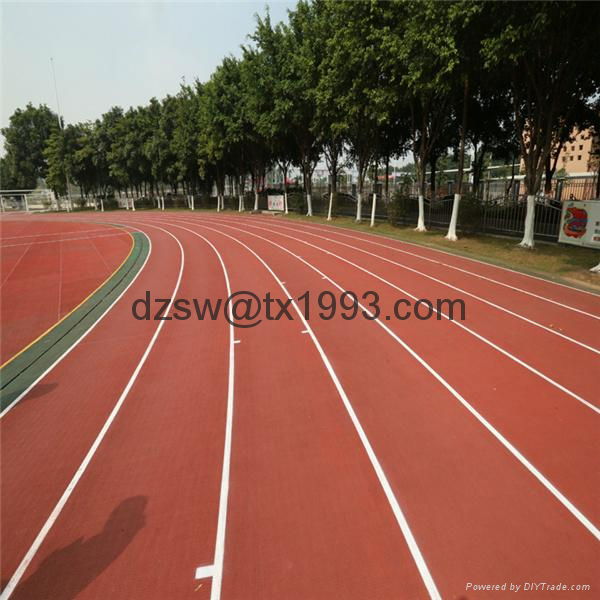 Rubber Sport Surface Manufacturer Prefabricated Running Track 3