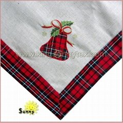 Scottish Lattice of Christmas Tablecloth