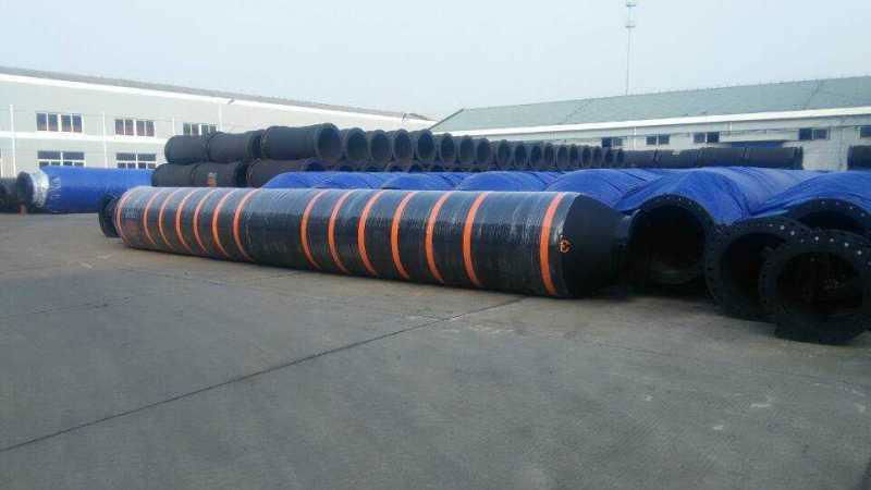 Floating Rubber Dredging Hose With Flanges 2