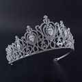 Multiple Peach Heart Diamond Alloy Crown Queen 2