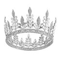 Colorful Leaves Round Crown For Beauty Queen 2