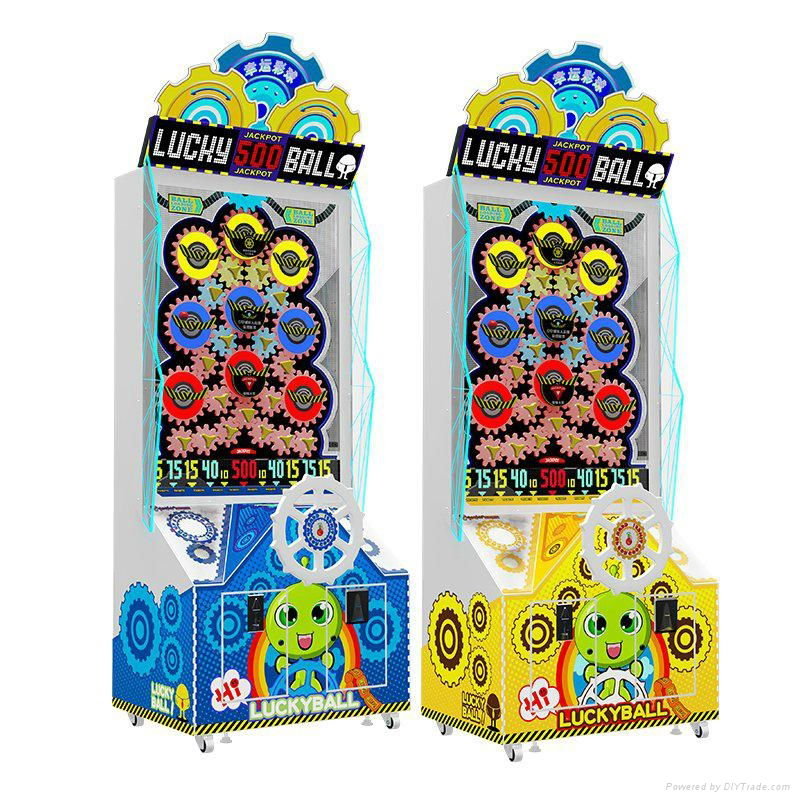 Redemption Game Machine Lucky Ball 100% Skill Play Amusement Games LED Screen 