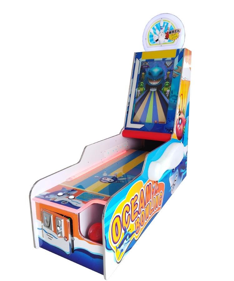 Amusement Arcade Coin operated redemption Ocean Bowling Video Game Machine
