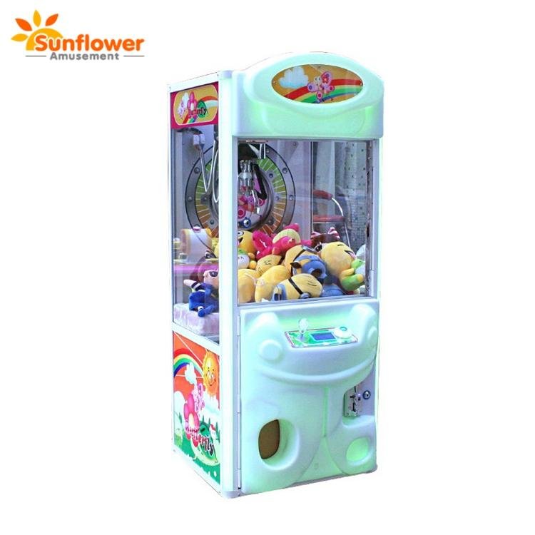 Mini Toy Vending Game Machine Children Coin Operated Crane Claw Games 2
