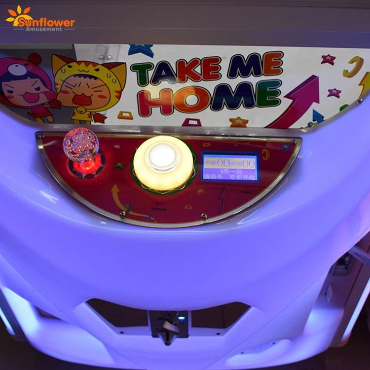 Taiwan mainboard coin operated gift crane claw game machine  3
