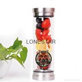 high quality 500ml high borosilicate glass double wall water tea bottle 1