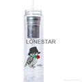 promotional gift 500ml high borosilicate glass water bottle with tea infuser 3