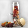 hot selling 500ml high borosilicate tea infuser double wall water bottle 3