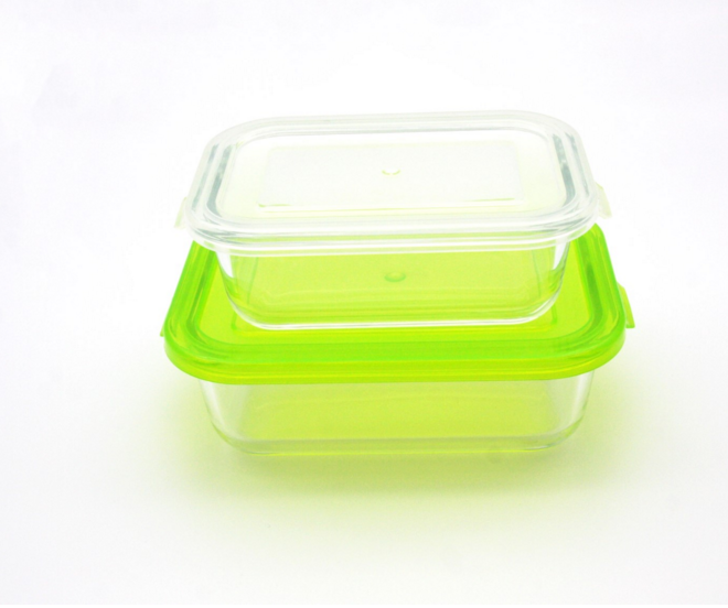 glass food container with pp lid