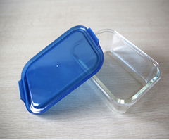 rectangle glass food container