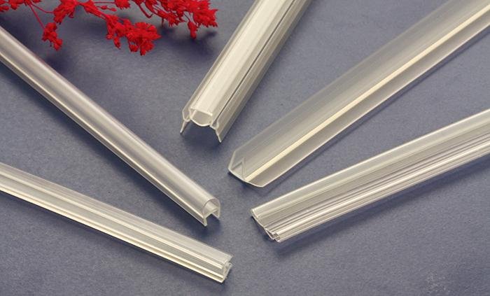 Waterproof glass edge PVC guard trim seal strip 3