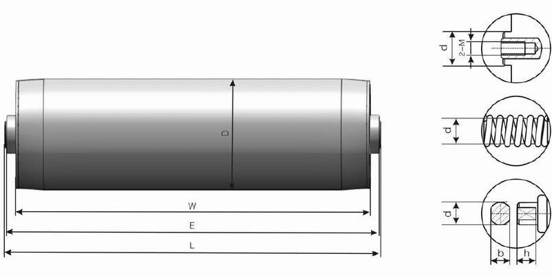 Gravity Steel Bearing Housing Roller 2