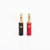4mm gold plated brass bullet plug connector for ESC motor RC battery 1