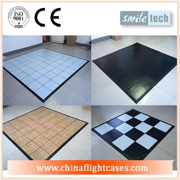 Portable Pvc Dance Floor Plastic Floor Tiles Rk China Manufacturer