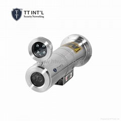 H.265 Star Light IP Camera ( IK 10 Anti-Explosion Housing)