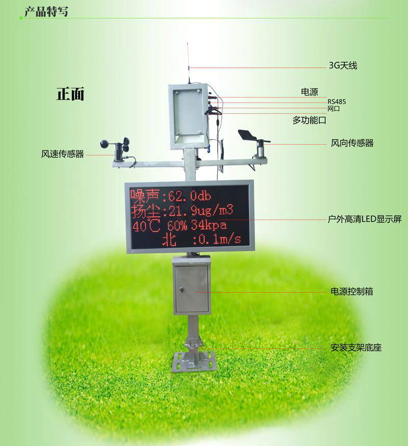 Environmental protection site dust monitor 2