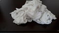 Recycled White T-Shirt Rags