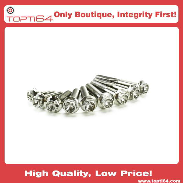 M5 M6 M8 M10 Titanium Hex Head RACE Spec Bolt Drilled lock Wire