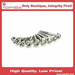 M5 M6 M8 M10 Titanium Hex Head RACE Spec Bolt Drilled lock Wire