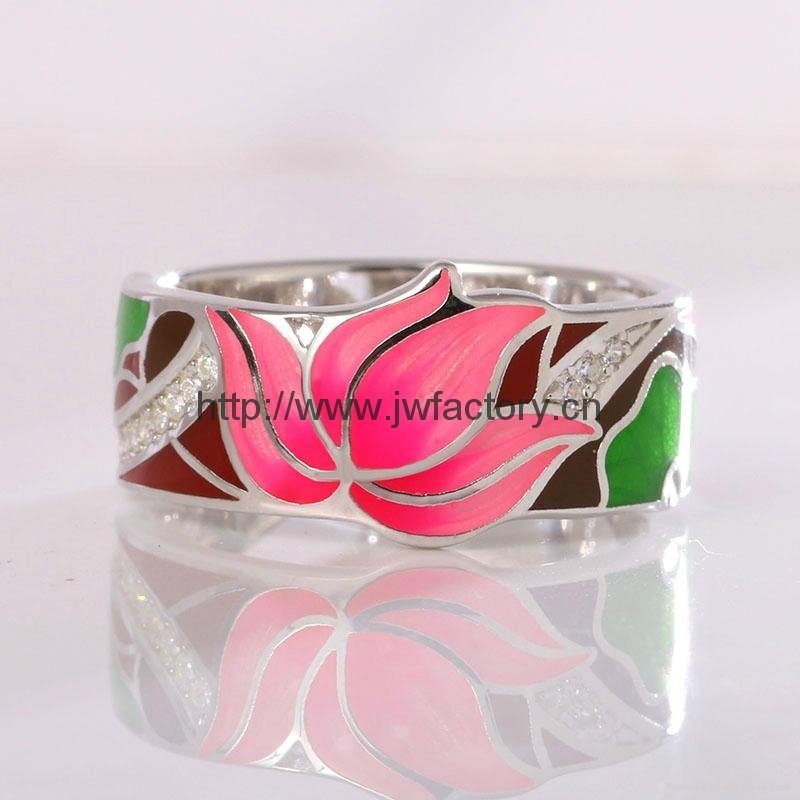 Silver Ring For Women 925 Sterling Silver Fashion Rings  2017 Cubic OEM 2