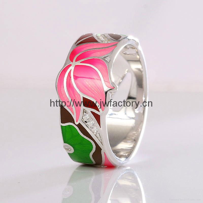 Silver Ring For Women 925 Sterling Silver Fashion Rings  2017 Cubic OEM 3