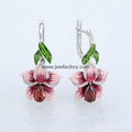 Jewelry Manufacturer Simulation 3D Earrings Inlaid With Gems Christmas Present  4