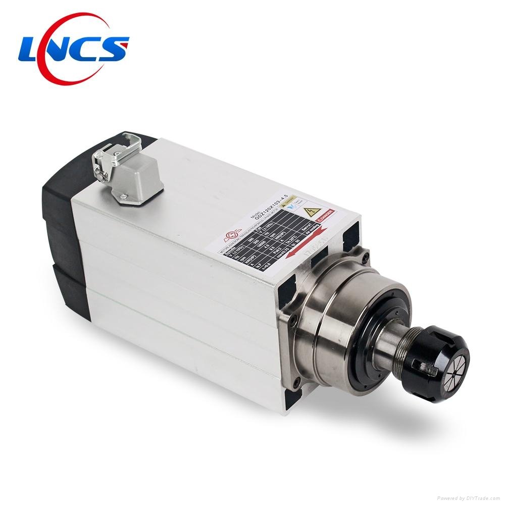 4.5kw air cooled cnc router spindle motor 2