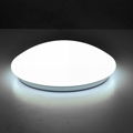 White Universal Oyster Indoor Outdoor Sensor Ceiling Light 2