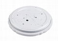 White Universal Oyster Indoor Outdoor Sensor Ceiling Light 1