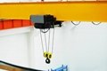 Clescrane single overhead crane with electric hoist for steel lifting 