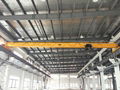 Clescrane single overhead crane with electric hoist for steel lifting  3